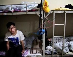 Dormitori della Foxconn in Cina.