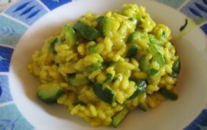 risotto e zucchine