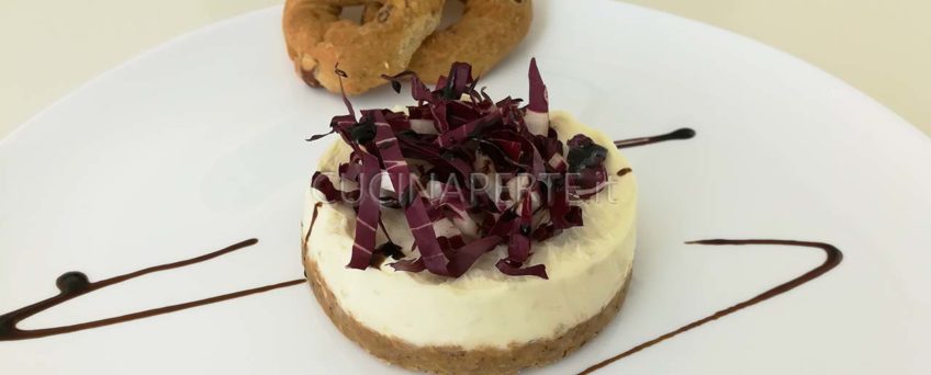 Cheesecake Radicchio e Gorgonzola