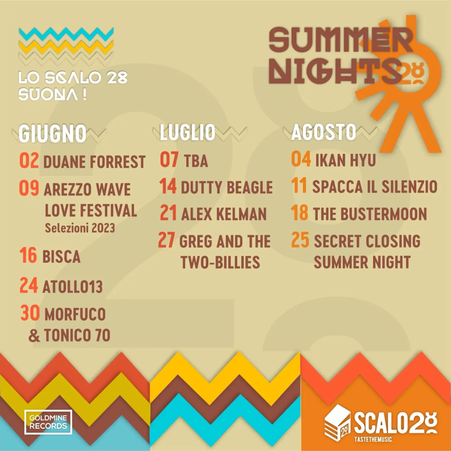 Programma_Summer Nights