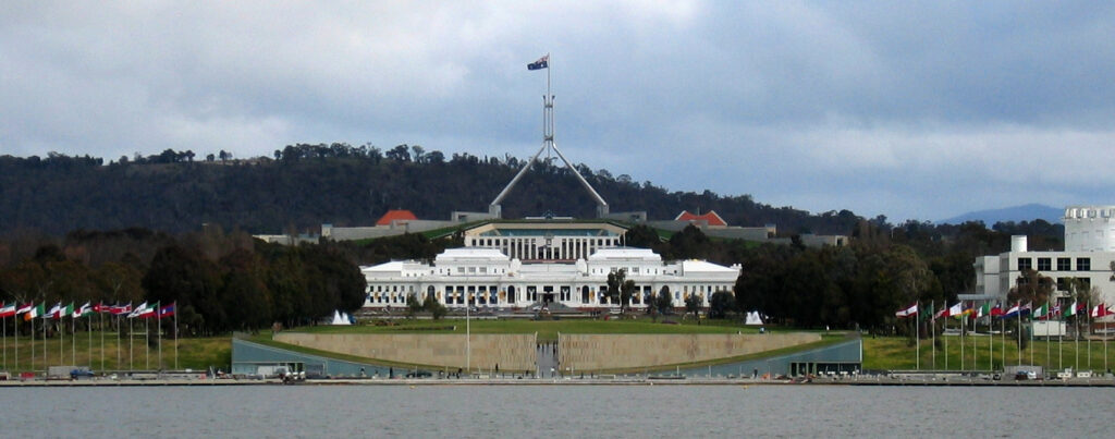 Canberra Lake-ParlHouse